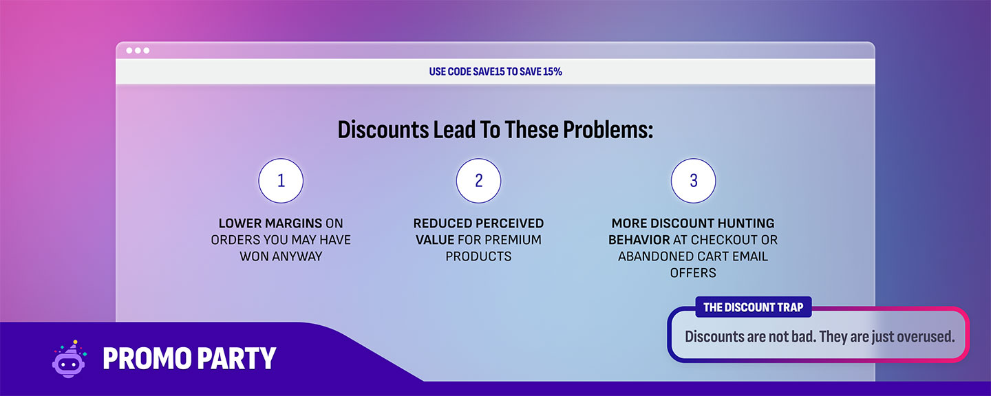 The Discount Trap: Discounts are not bad. They are just overused.