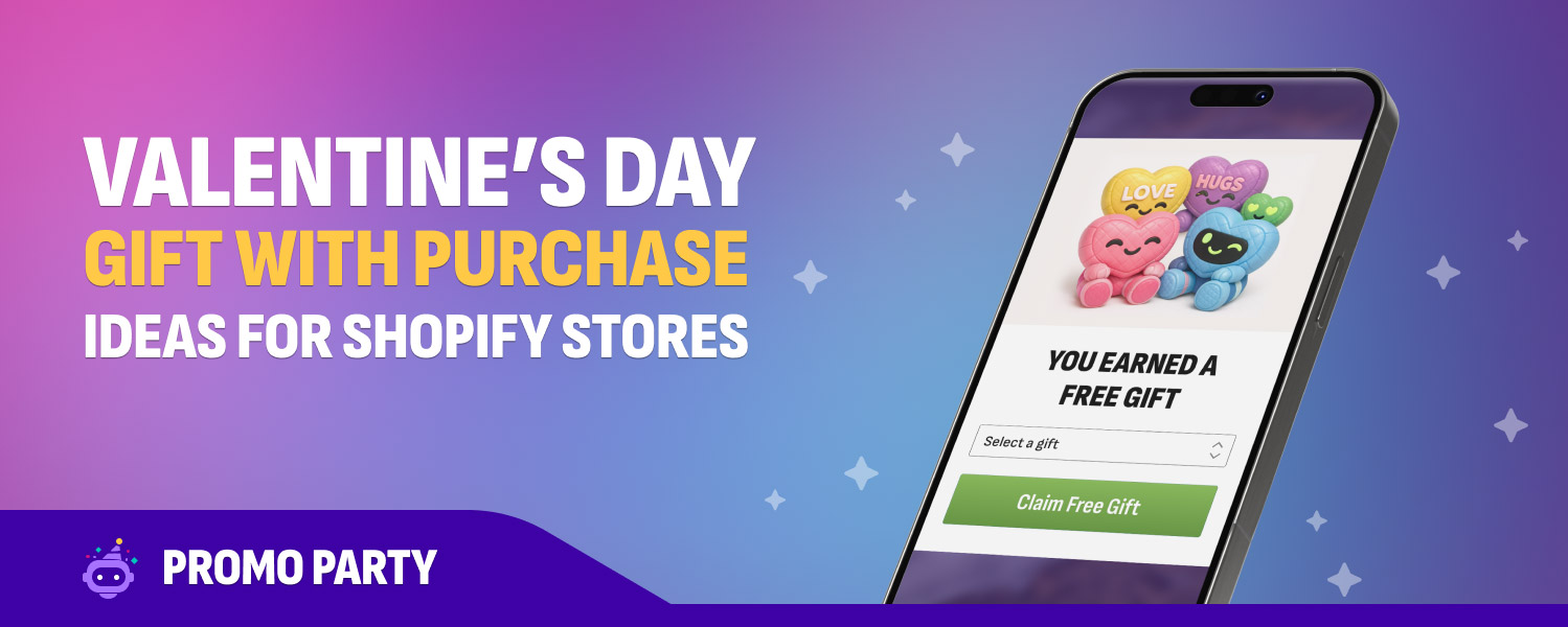 Valentine's Day Gift With Purchase Ideas for Shopify Stores